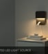 Video Boxer Modern Wall Light - LED - 1x10W 3000K - With USB charging point - Black