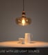 Video Lucide ILONA - Pendant light - 30 cm - 1xE27 - Amber