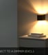 Video Devi Modern Up Down Wall Light - 1xG9 - Black