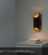 Video Quirijn Modern Up Down Wall Light - Ø 10cm - 1xG9 - Black