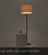 Video Lucide MAYA - Floor lamp - 45 cm - 1xE27 - Cream