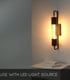 Video Calixt Modern Wall Light - 1xE27 - Black