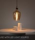 Video Lucide ILONA - Pendant light - 22 cm - 1xE27 - Amber