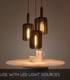 Video Lucide RAFAL - Pendant light - 50 cm - 3xE27 - Grey