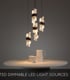Video Lucide KLIGANDE - Pendant light - 30 cm - LED Dim. - 5x8W 2700K - Black