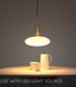 Video Singala Modern Pendant light - Ø 30cm - 1xE27 - Matt Gold / Brass