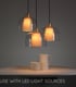 Video Gunhild Classic Pendant light - 3xE27 - Transparant