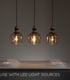Video Lucide ILONA - Pendant light - 3xE27 - Amber
