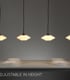Video Lucide TREVOR - Pendant light - 4xG9 - Opal