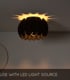 Video Lucide SPENCER - Flush ceiling light - 30 cm - 1xE27 - Black