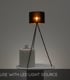 Video Tagalog Scandinavian Tripod Floor Lamp - Ø 55cm - 1xE27 - Black