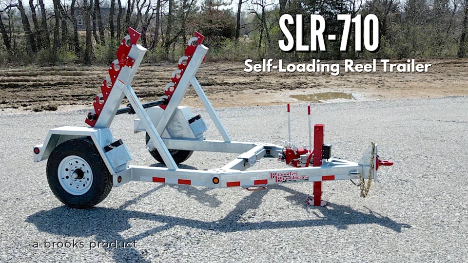 Self-Loading Cable Reel Trailer - SLR-710