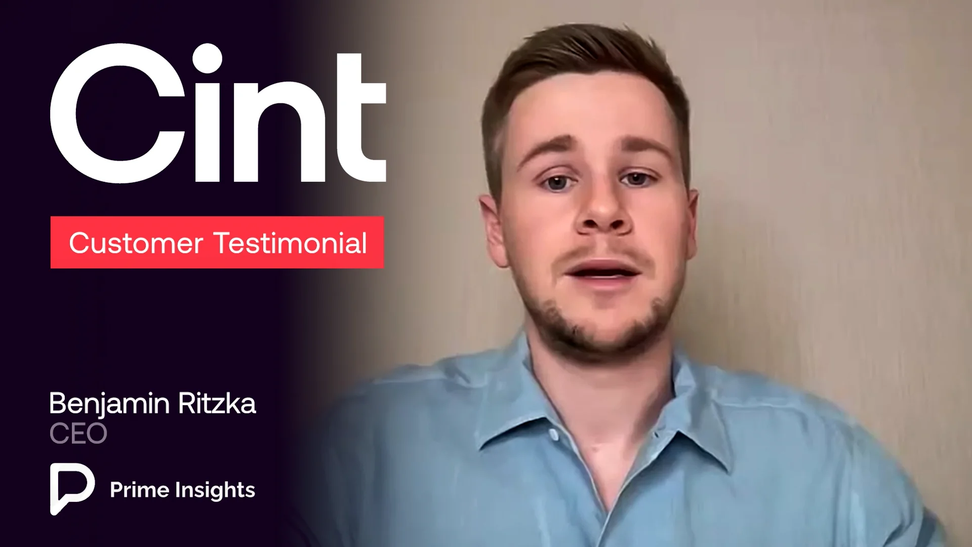 Prime Insights - Customer Testimonial