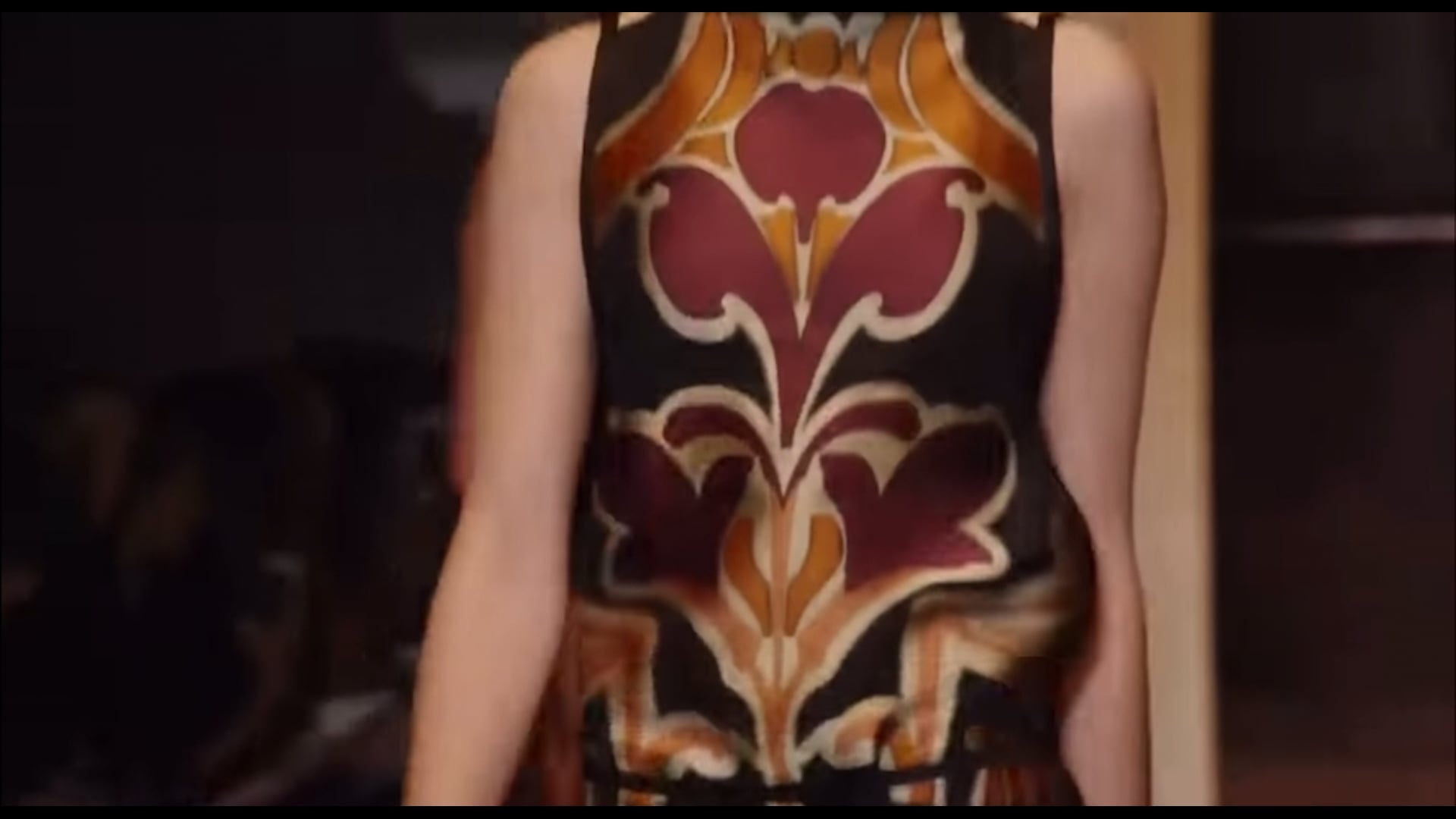 Gucci Runway Silk Damask Evening Tunic Dress, Spring-Summer 2014