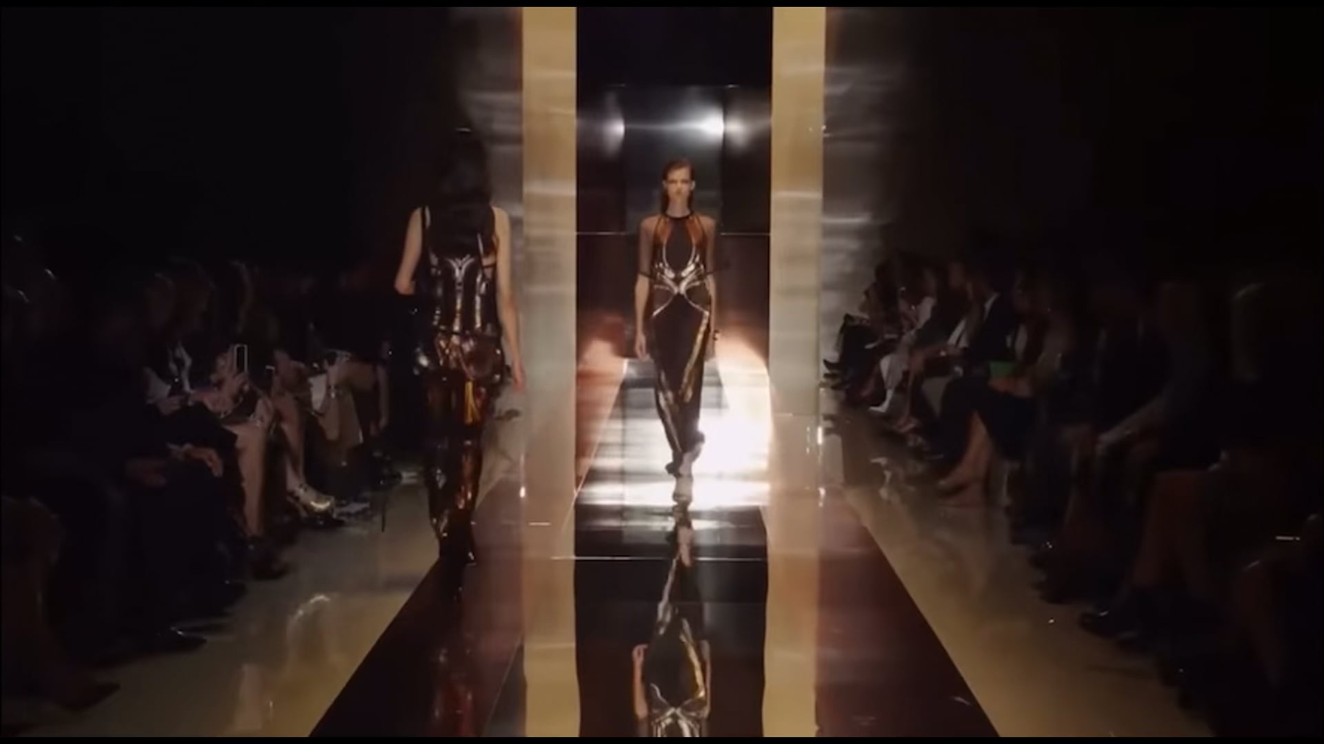 Gucci Runway Mesh & Lurex Evening Dress, Spring-Summer 2014