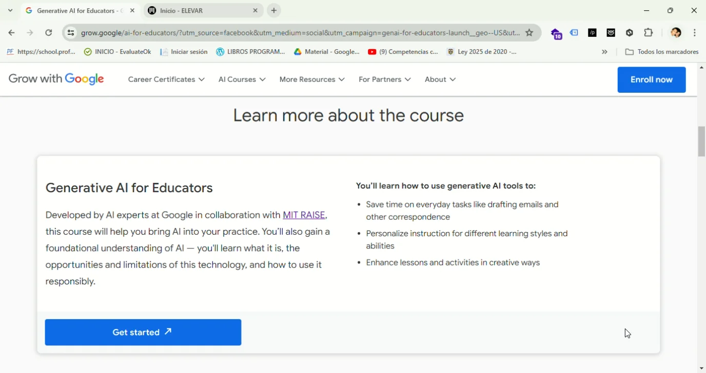 Generative AI for Educators - Grow with Google - Google Chrome 2024-04 ...