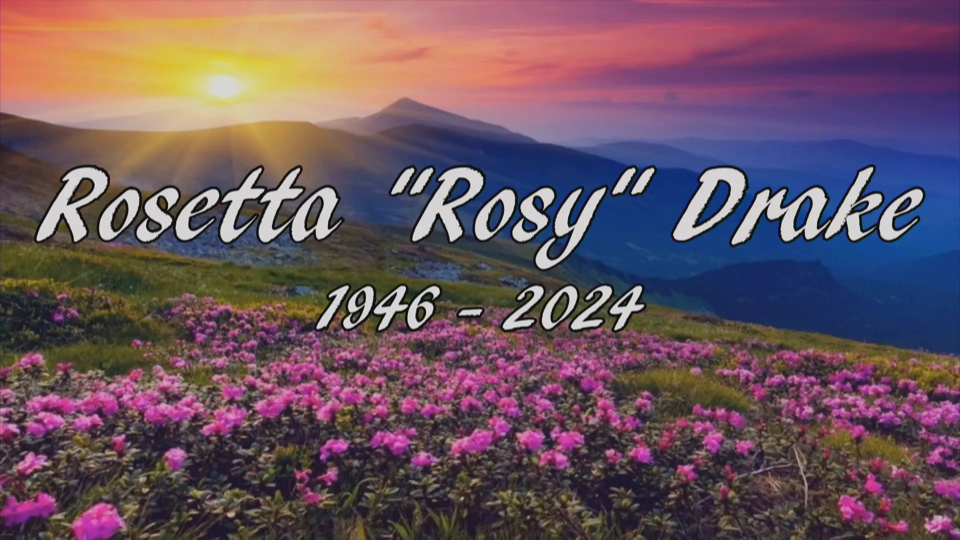 Rosetta Drake Funeral Service On Vimeo