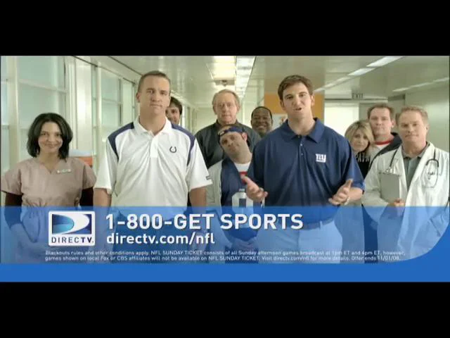 DirecTV NFL Sunday ticket commercial