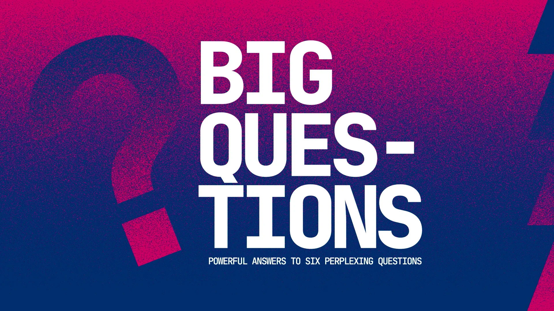 Big Questions: The Trustworthiness of the Bible on Vimeo