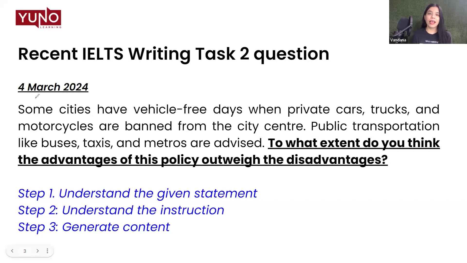 4 March 2024 IELTS Writing Task 2 Question