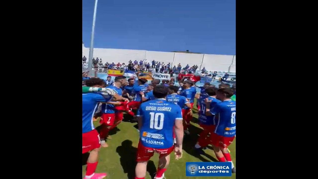 (El CF Utebo Celebra su Clasificación para el Play Off) CD Brea 0-2 CF Utebo / Jor. 32 - Segunda Rfef / Gr 2