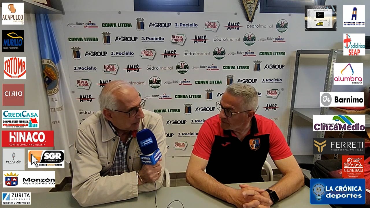 MIGUEL  RUBIO (Entrenador Fraga) CDJ Tamarite 1-1 UD Fraga / J 30 / 3ª División