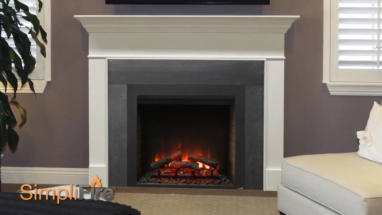 SimpliFire 30 inch Built-In Electric Firebox Insert – Electric