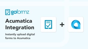 Solution Overview: GoFormz and Acumatica