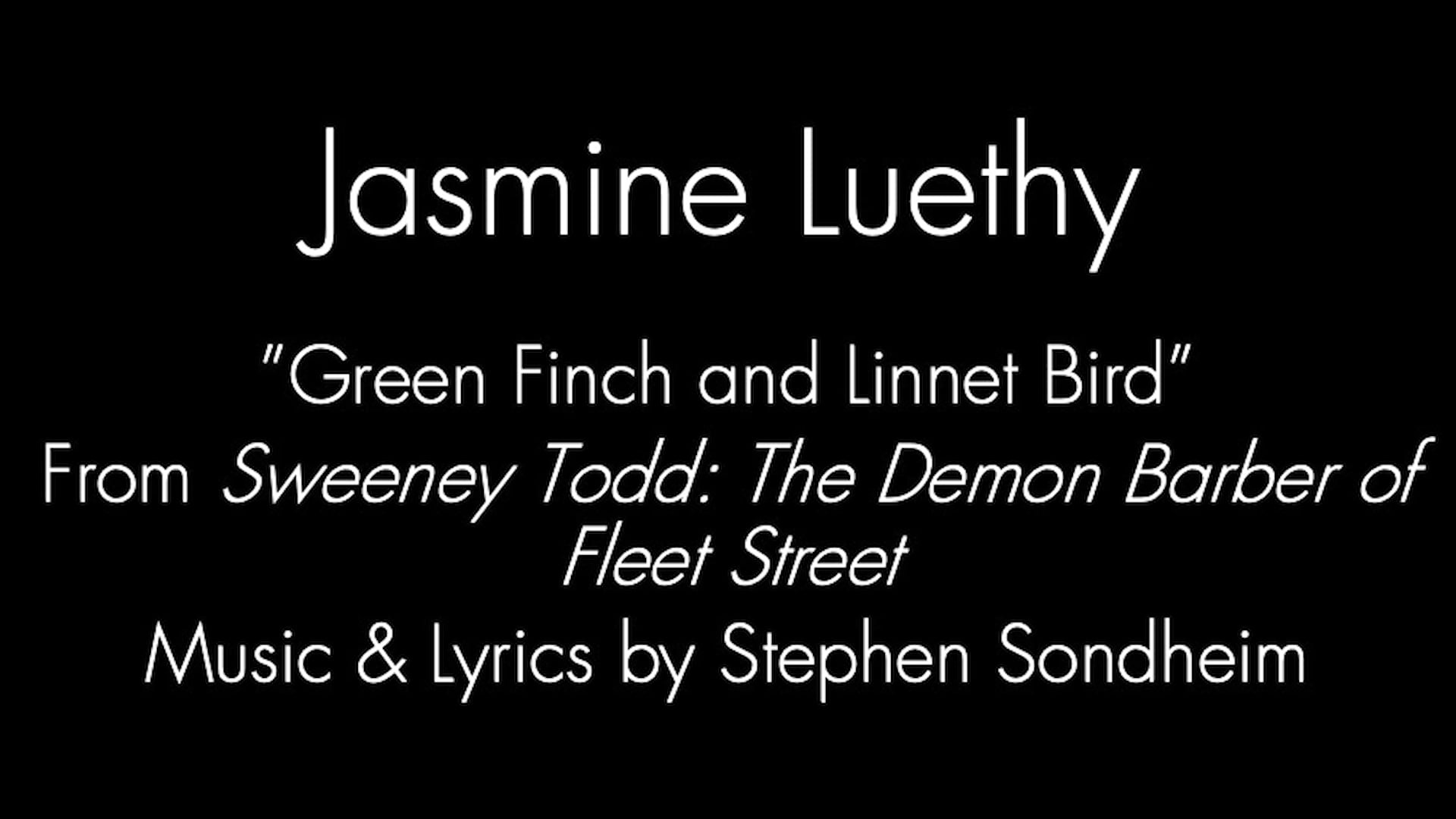 Jasmine Luethy "Green Finch and Linnet Bird"