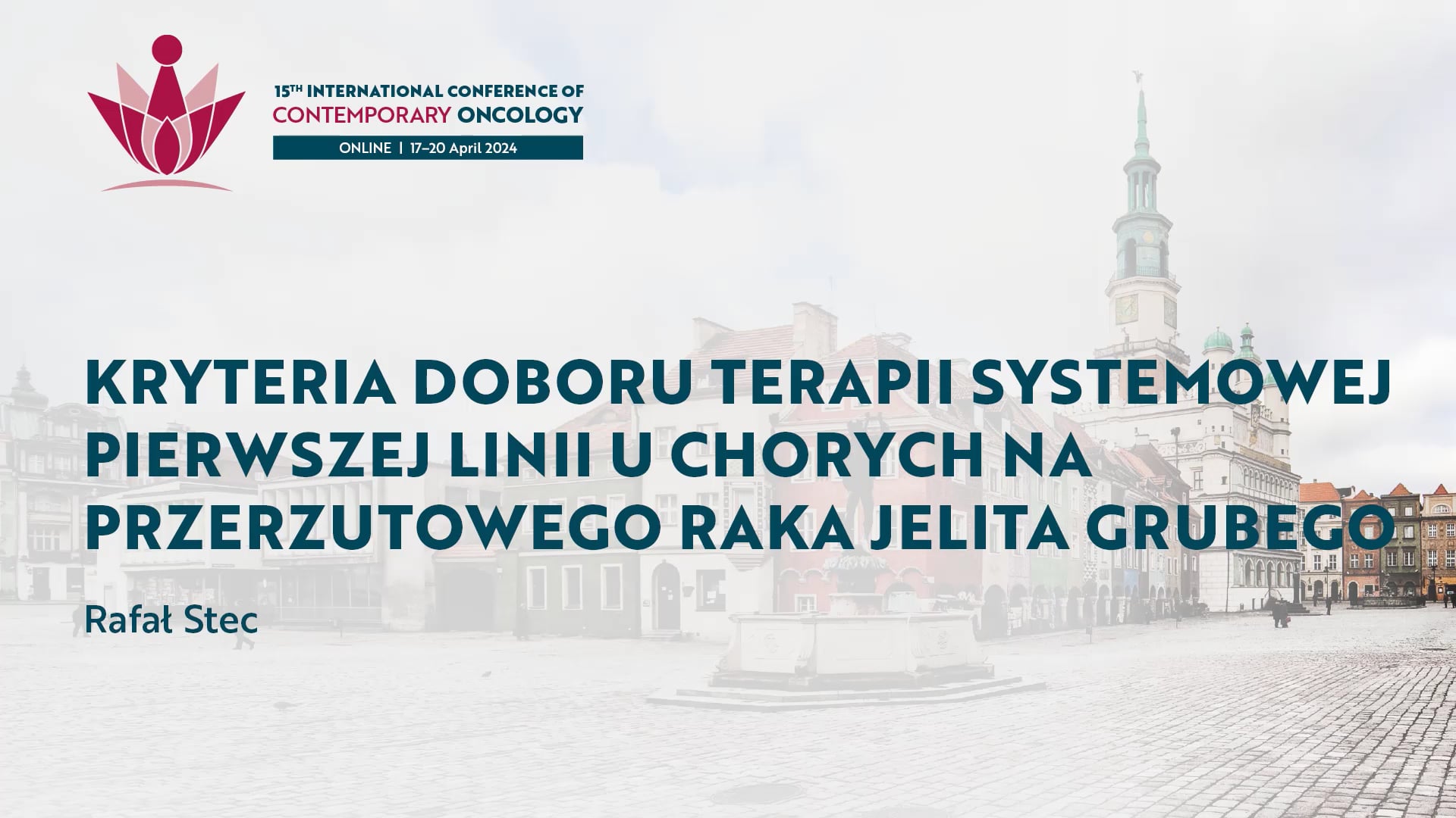 Grafika VOD dla Kryteria doboru terapii systemowej pierwszej linii u chorych na przerzutowego raka jelita grubego