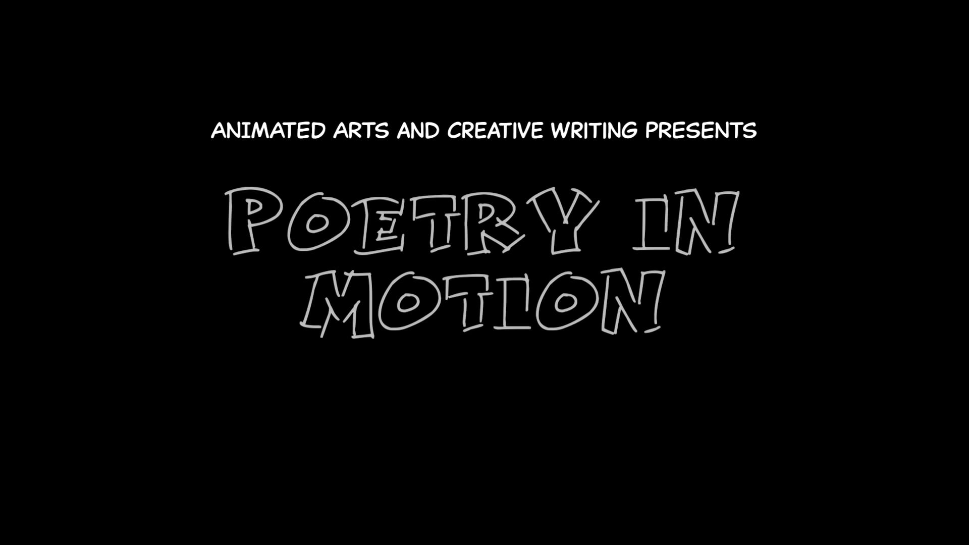 Poetry In Motion | Videos & Movies on Vimeo
