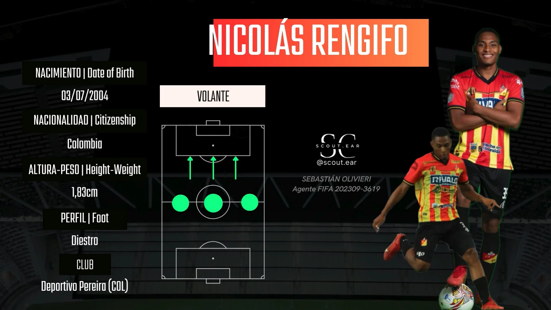 Nicolás Rengifo • Mediocampista 2024 on Vimeo