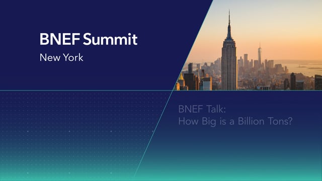 Watch "<h3>BNEF Talk: How Big is a Billion Tons</h3>
Brenna Casey, Carbon Capture Analyst, BloombergNEF"