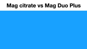 Mag citrate vs mag plus PATIENT