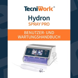 Spray-Fußpflegegerät mit Digitalanzeige und LED-Handstück Hydron Spray Pro Tecniwork