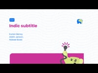 Hackathon demo - Indic subtitler