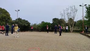 Un equip de petanca, format per pare i fill, competiran al campionat de Catalunya