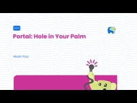Hackathon demo - Portal: Hole in your Palm