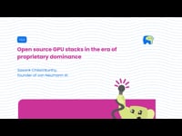 Talk - Open source GPU stacks in the era of proprietary dominance