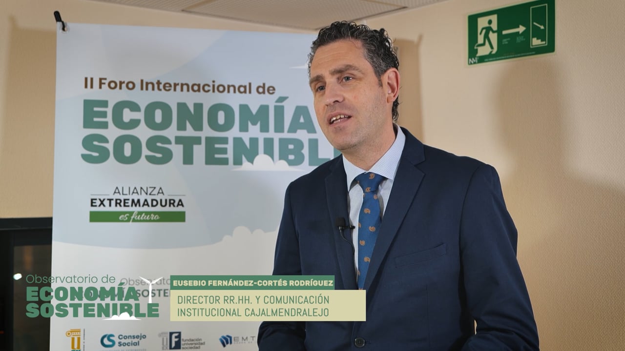 II Foro Internacional de Economía Sostenible - Eusebio Fernández- Cortés Rodríguez (Cajalmendralejo)