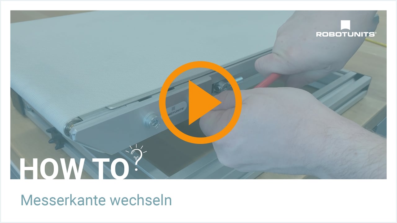 Messerkante wechseln | Robotunits HOW TO?
