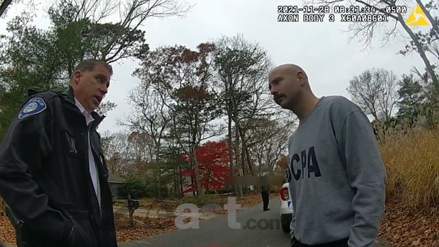 Westhampton Beach Police Chief Interviews Off-Duty Police Officer Following Rollover Accident