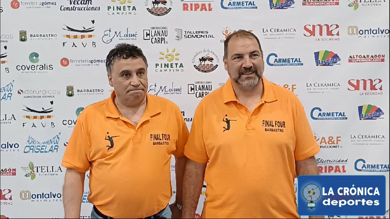 JESÚS Y TOÑO (Entrenadores Equipo Infantil "A" de la SMA) "El sábado 20 de abril se disputó la final four provincial de los juegos escolares en categoría infantil til,quedando campeón el equipo infantil "A" de la SMA