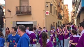 Tot a punt pel bateig del gegant Esculapi de l'Associació Empòrion