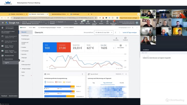 Klick-Betrug bei Google vorbeugen, Ausgeschlossene Keywords analysieren & PMax strukturieren mit Malte vom 25.04.24