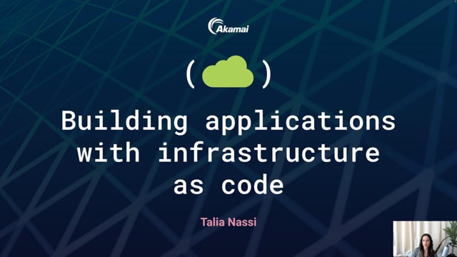 Building Applications with Infrastructure as Code