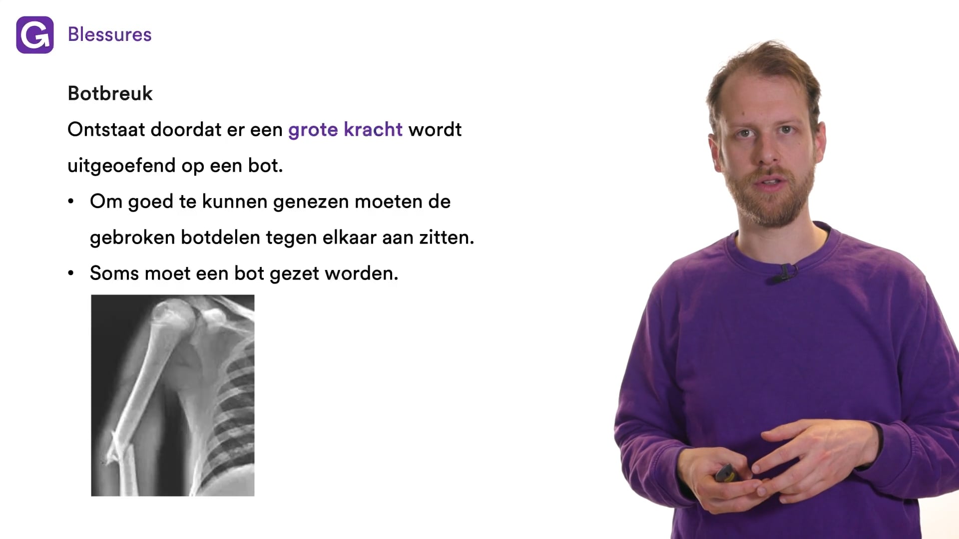 Blessures (BvJ, 3 vmbot) oefenen StudyGo