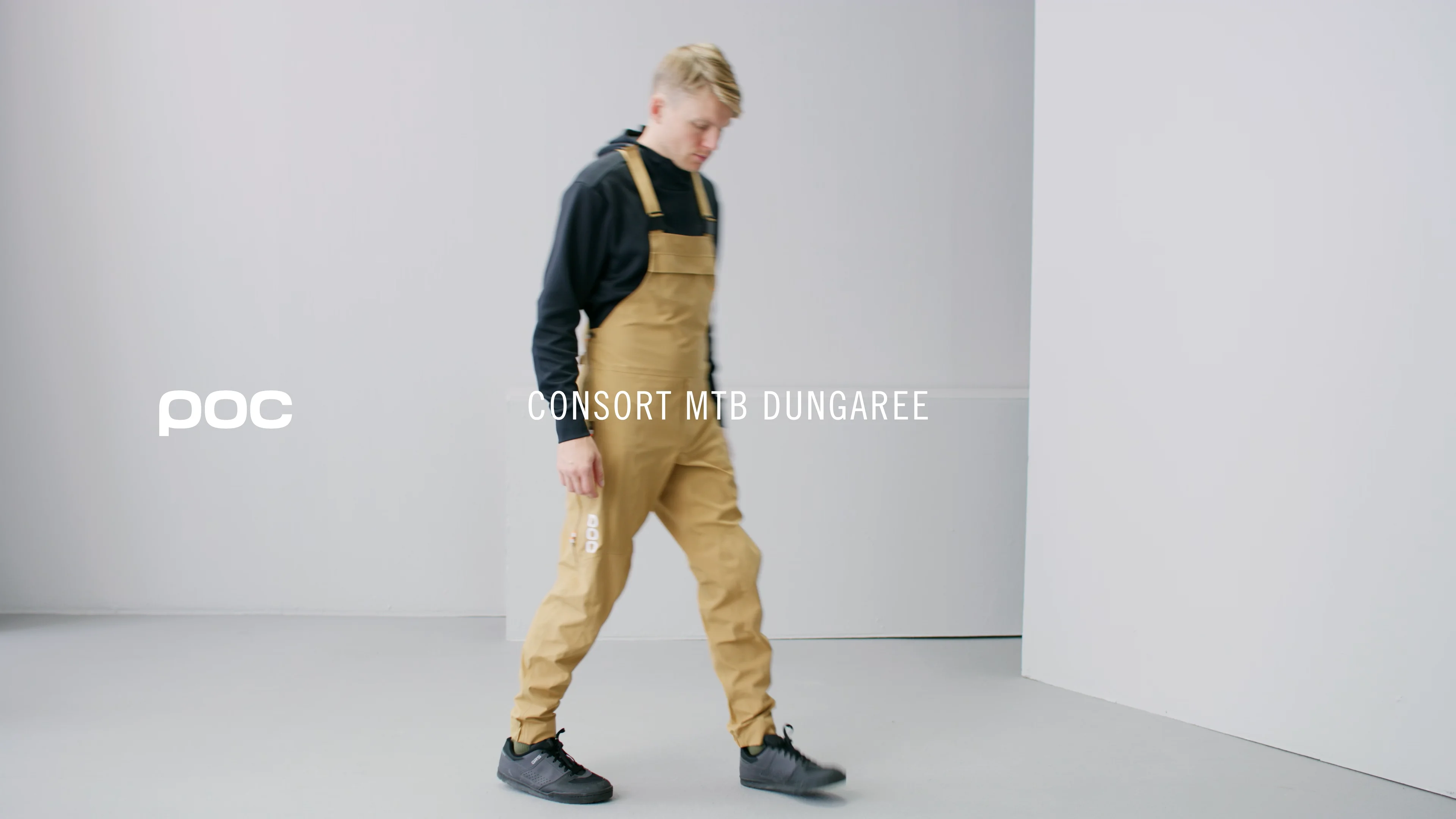 Men's Consort MTB dungaree in Sylvanite Grey | MTB Apparel | POC
