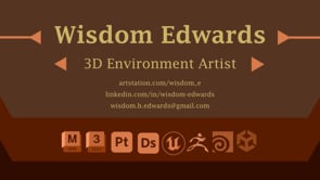 Vimeo video thumbnail for Wisdom Edwards - Environment Art Reel 2024