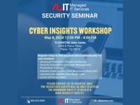 ALIT invites you to our Cyber Insights Workshop